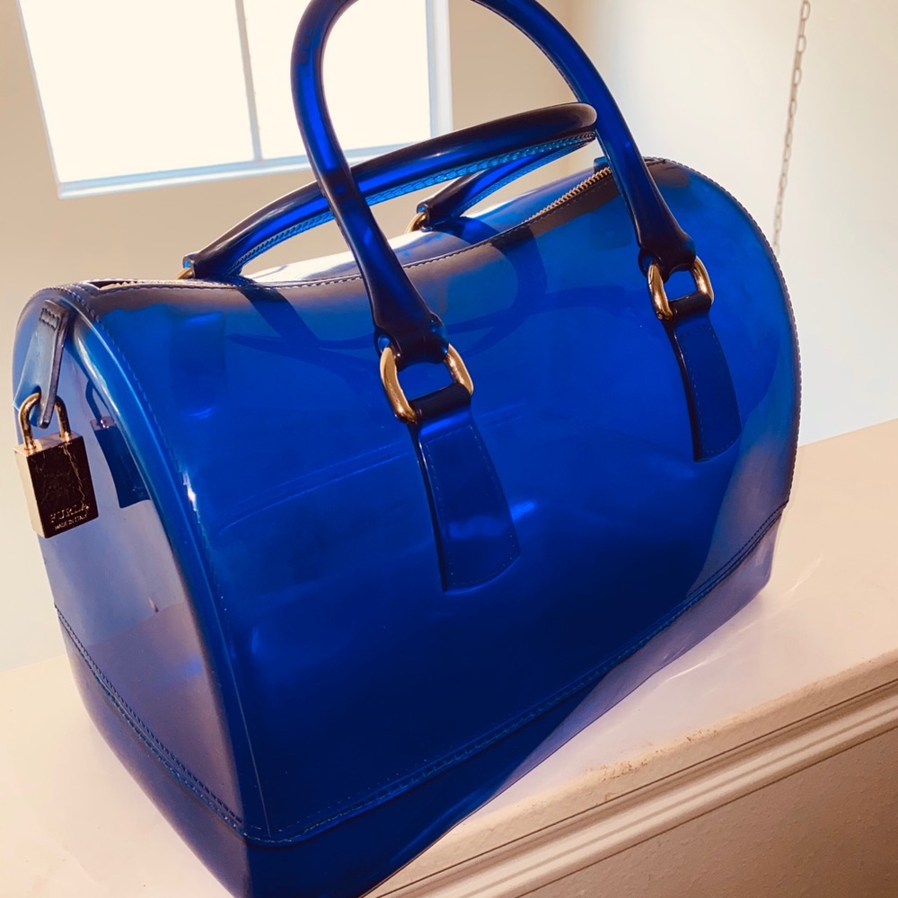 Furla Candy Bag Jelly Rubber Satchel